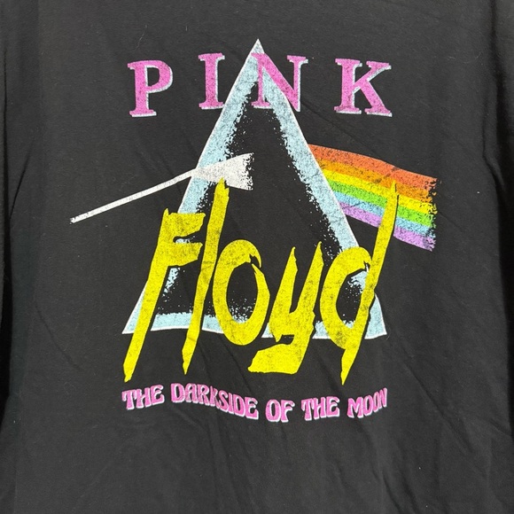 Pink Floyd The Dark Side Of The Moon Graphic T-Shirt Short Sleeve - Picture 2 of 4